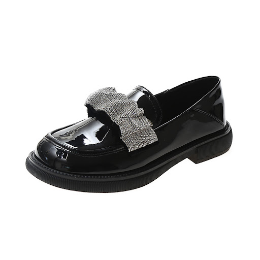 Title 1, Round Toe Comfortable And Breathable Rhinestone...