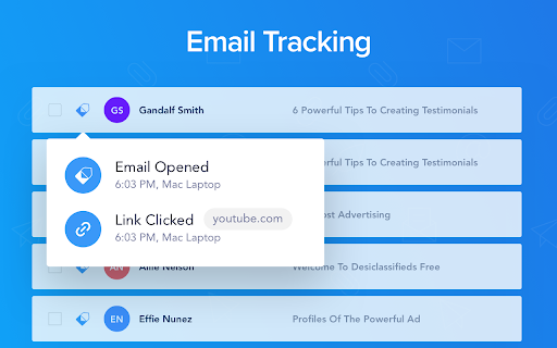 Pelacak Email, Pelacakan Email - Mailtag