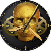 Gold Skull Watch