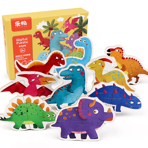 Title 8, Wooden Puzzle Childrens Educational Intelligen...
