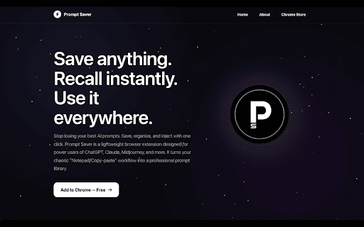 Prompt Saver screenshot 2