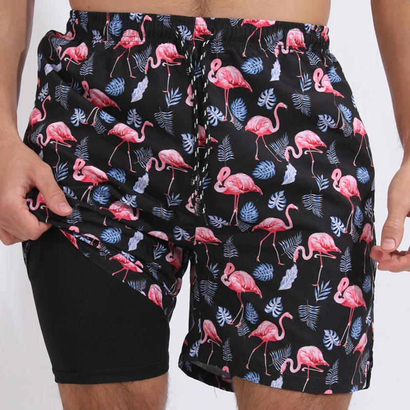 Men's Sports Beach Shorts Printed for ultimate comfort and style. Quick-drying, perfect for water sports and relaxing on
