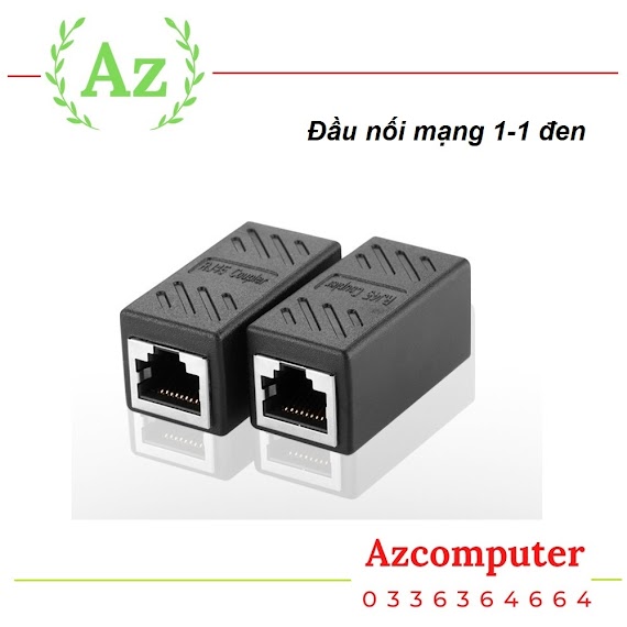 Đầu Nối Dây Mạng Lan Rj45 Female Sang Female Cat6 - Lan Rj45 - 2 - Đầu Nối Dây Mạng Lan Rj45 ( Đầu Nối Mạng 1 - 1 Đen)