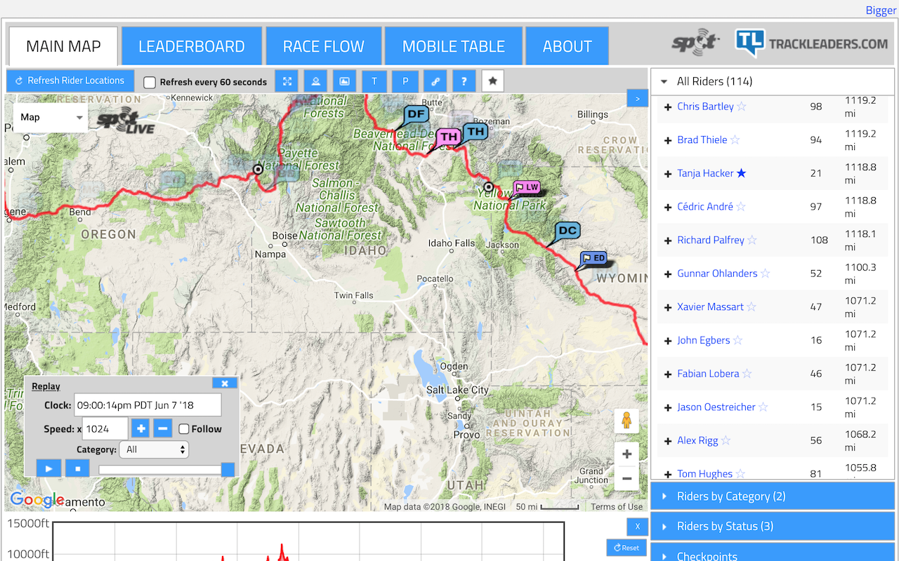 TrackLeaders.com Streetview & Faves Preview image 1