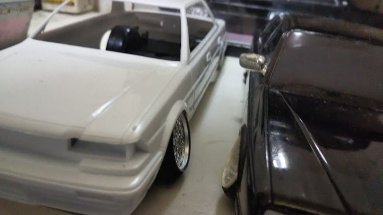 クラウンアスリートの車高短・クラウン・セルシオ・プラモデルに関するカスタム事例の投稿画像1枚目