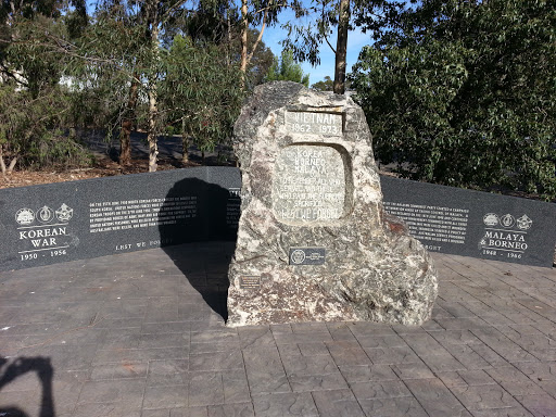 Vietnam, Korean, Malay& Borneo War Memorials