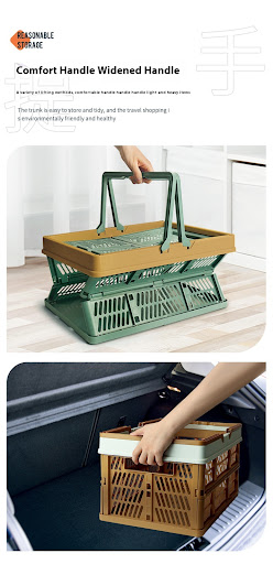 Title 12, Foldable picnic basket for supermarket shopping...