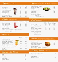 King Shake menu 2