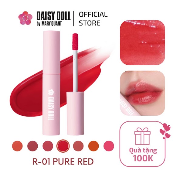 Son Tint Dạng Kem Bóng Daisy Doll Nhật Bản Cho Đôi Môi Mọng Nước, Căng Mướt Watery Lip Tint 5G