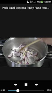 Pork Bicol Express Pinoy Food Recipe Video Offline - náhled