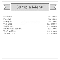 Hotel Gayatri's menu 1