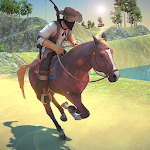 Cover Image of ダウンロード Wild West Cowboy Horse Riding Simulator Games 2020 1.01 APK