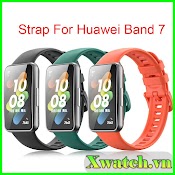 Dây Đeo Silicone Thay Thế Cho Đồng Hồ Thông Minh Huawei Band 7 Mềm Mịn Nhiều Màu