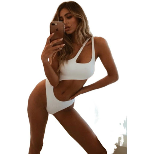 Title 4, One-piece Swimsuit Solid Color Ladies Sexy One-...