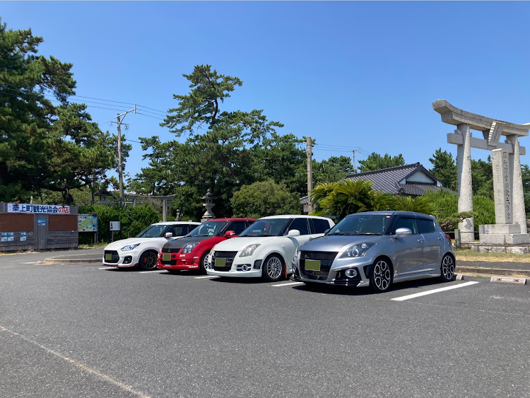 スイフトスポーツの8月もよろしくお願いします・いつも いいね&コメントありがとうございます✨・お盆・オフ会・スイフトスポーツに関するカスタム事例の投稿画像6枚目