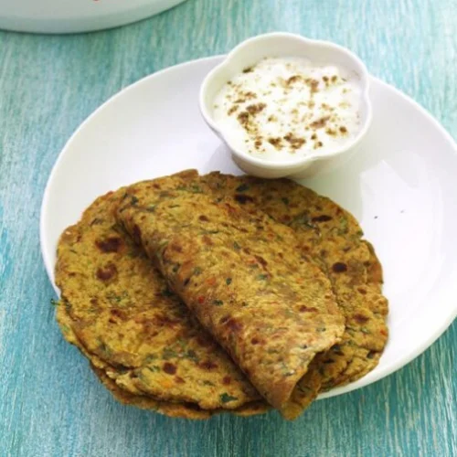 Mix-veg Paratha [ Whole Wheat ]