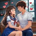 Icon Love Life: School Anime Games
