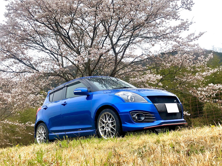 スイフトスポーツの桜と愛車・ドライブに関するカスタム事例の投稿画像2枚目