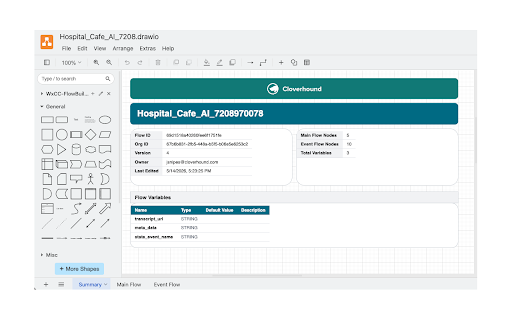 Webex Contact Center Diagram Exporter screenshot 3