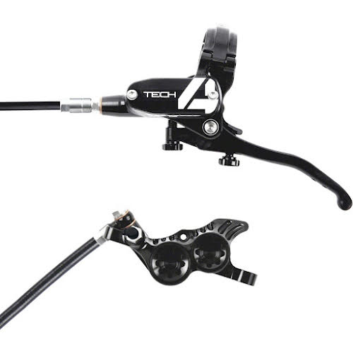 Hope Tech 4 V4 Disc Brake and Lever Set - Hydraulic - Post Mount - Black