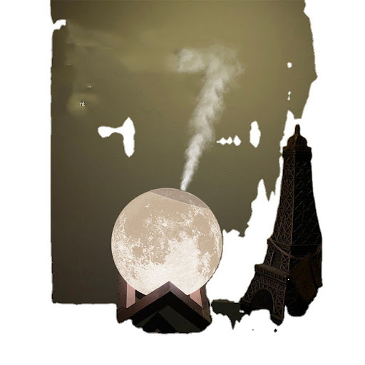 Title 3, Lunar Humidifier Night Light for Bedroom with A...