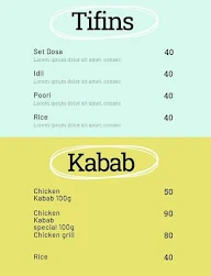 Kebab Arena menu 1