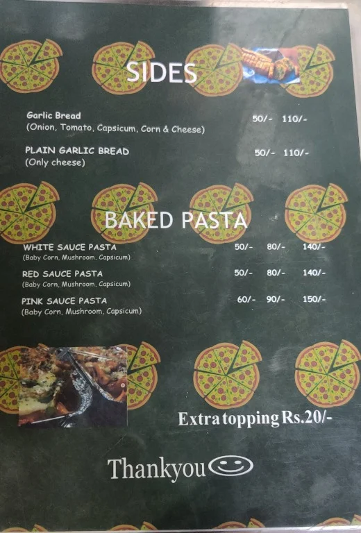 Pizza & Pasta Express menu 