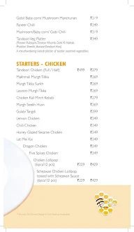 B-Hive menu 4