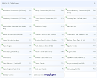 CakeZone menu 5