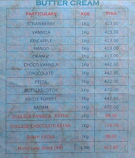 Cake Point menu 2