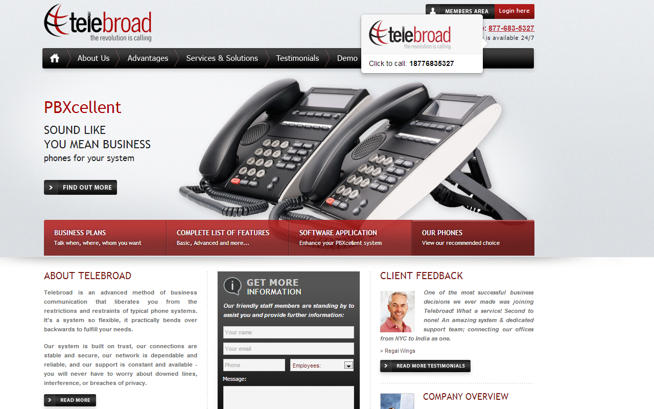 Telebroad Click2Call Preview image 1