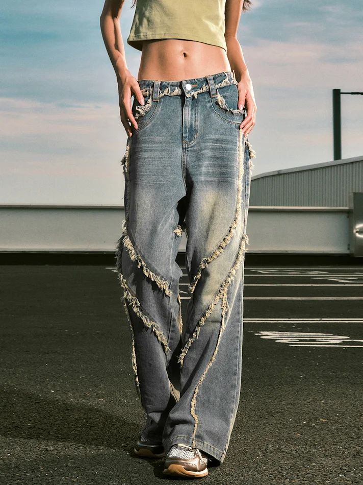 Jeans Rétro pour Hommes et Femmes Style Classique Coupe Confortable Denim Durable Polyvalent pour le Quotidien Mode Intemporelle Découvrez la Collection