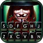 Cover Image of Herunterladen Anonymous Man Smile Keyboard Theme 1.0 APK