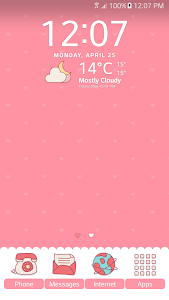 Pink Weather Icons for Chronus screenshot 4