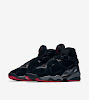 air jordan 8 retro black gym red