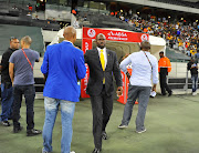 Kaizer Chiefs head coach Steve Komphela walking out of the tunnel during the Absa Premiership match against Cape Town City FC at Cape Town Stadium on April 25, 2017 in Cape Town, South Africa.