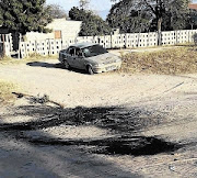 The car  belonging to Molebatseng Centy Delebo who was shot and killed allegedly by an SANDF soldier at Chochocho village in Mpumalanga. /  SUPPLIED