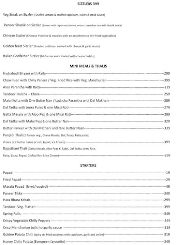 Sunny Hotel Mango Masala Food Restaurant menu 