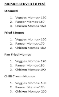 Momos Chatkara menu 1