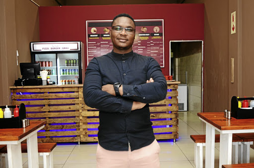 Thamsanqa Khumalo is the owner of Cafe Villa Nova in Benoni on the East Rand./Mduduzi Ndzingi