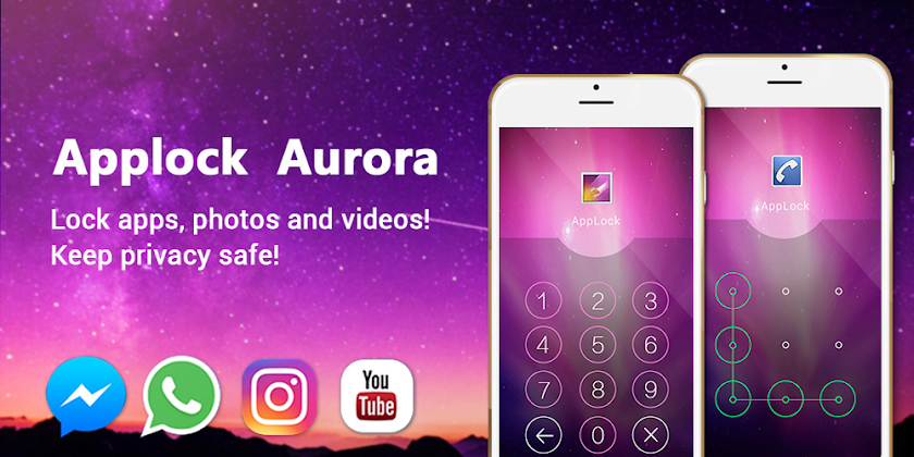 App Lock Aurora Screen 1