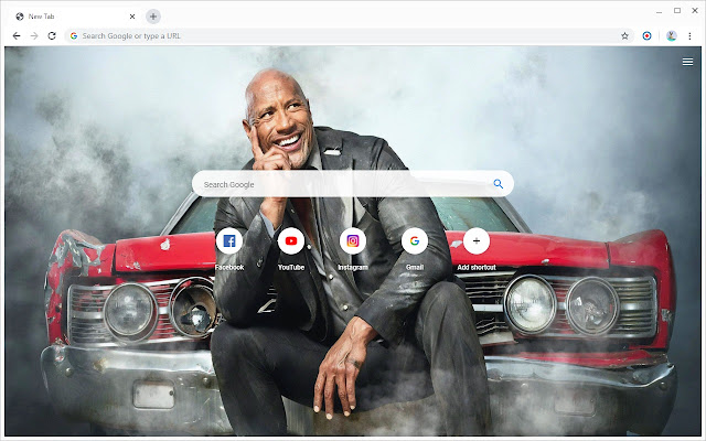 Dwayne Johnson Wallpapers New Tab