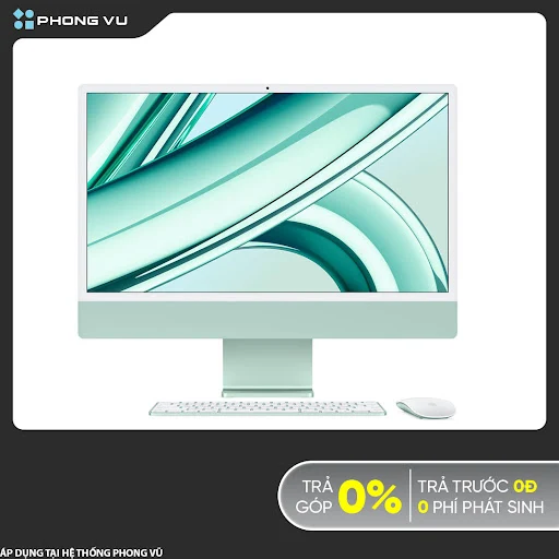 PC APPLE iMac (2023) MQRA3SA/A (24" 4.5K/Apple M3/8GB/256GB SSD/Mac OS/WiFi 802.11ax)
