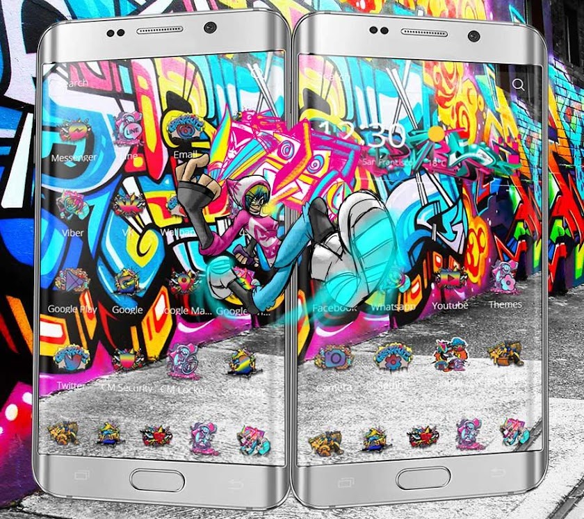 Street Graffiti Theme wall art Screen 3