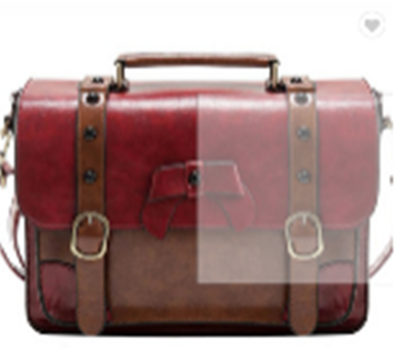 Title 3, Bow-knot decoration PU crossbody bag, a stylish...