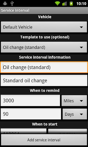 Mileage screenshot 3