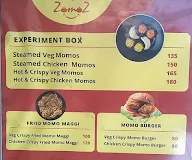 Zomoz - The Momo Company menu 1