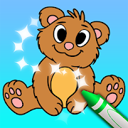 Sparkling Color Book For Kids  Icon