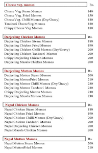 Wow! Chinese menu 2