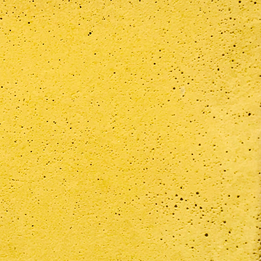 béton jaune moutarde